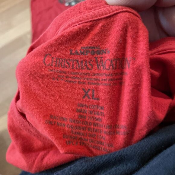 Mens National Lampoons Christmas Vacation Shirt LOT Size XL Lot Of 2 Tees - Picture 8 of 9